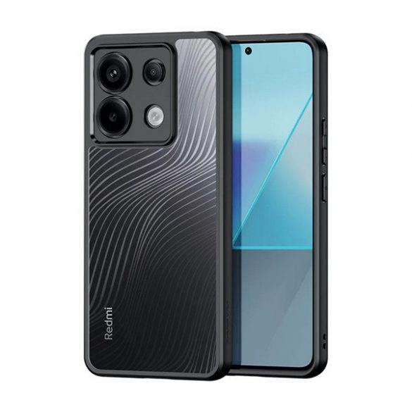 Protectie telefon DUX DUCIS AIMO din plastic (rezistenta la impact, cadru silicon, protectie camera, mat, val) NEGRU Xiaomi Redmi Note 13 Pro 5G