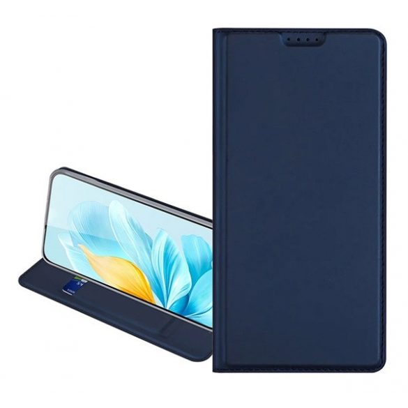 Husa DUX DUCIS SKIN PRO in picioare, efect piele (FLIP, deschidere laterala, buzunar pentru card, suport de masa) ALBASTRU INCHIS Xiaomi Redmi Note 13 Pro Plus 5G