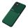 Protectie din plastic pentru telefon (cadru din silicon, rezistenta la impact, magnetic, spate cu efect piele, dungi) VERDE INCHIS Samsung Galaxy A05 (SM-A055F)