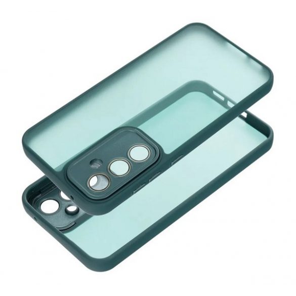 Protectie din silicon pentru telefon (rezistenta la impact, spate acrilic, protectie pentru camera) VERDE INCHIS Samsung Galaxy A35 5G (SM-A356)