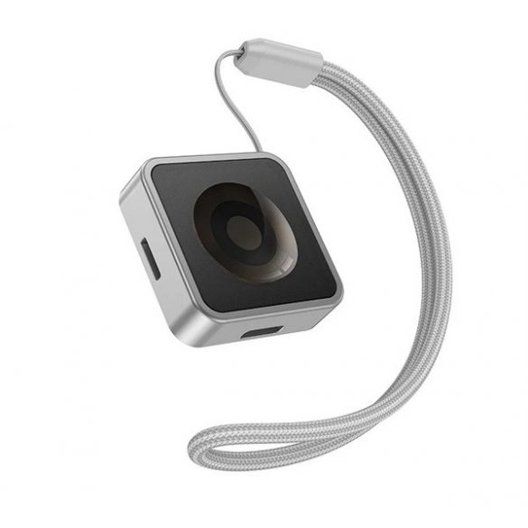 Încărcător de birou HOCO (2,5 W, wireless, încărcător Apple Watch) SILVER Apple Watch Series 5 44 mm, Watch Series 5 40 mm, Watch Series 4 44 mm