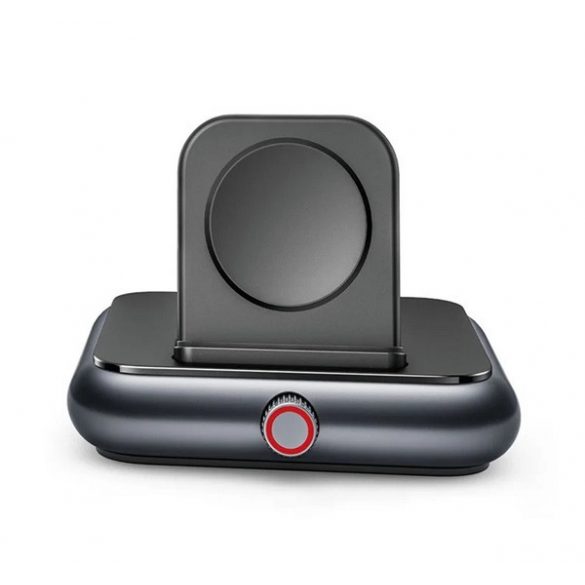 Încărcător de birou JOYROOM (5 W, wireless, magnetic, încărcător Apple Watch + cablu de alimentare tip C) NEGRU