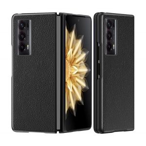 Protectie din plastic pentru telefon (spate din piele) NEGRU Honor Magic V2 5G