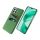 Protectie din plastic pentru telefon (rezistenta la impact, suport card, efect textil) VERDE DESCHIS Honor X8b