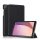 Carcasa in picioare, efect piele (FLIP, deschidere laterala, TRIFOLD, suport desktop) NEGRU Lenovo Tab M8 Gen4 (TB300X) LTE, Tab M8 Gen4 (TB300F) WIFI