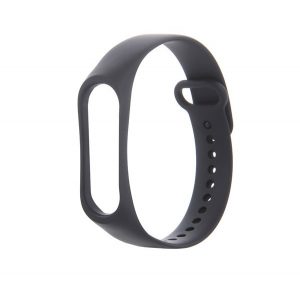 Curea de schimb (dimensiune personalizata, silicon) NEGRA Xiaomi Mi Band 7