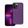 Protector de telefon din silicon ROAR MAG MORNING (efect piele ECO, interior pluș din microfibră, MagSafe) PURPLE Apple iPhone 13 Pro Max