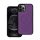 Protector de telefon din silicon ROAR MAG MORNING (efect piele ECO, interior pluș din microfibră, MagSafe) PURPLE Apple iPhone 12 Pro