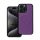 Protector de telefon din silicon ROAR MAG MORNING (efect piele ECO, interior pluș din microfibră, MagSafe) PURPLE Apple iPhone 15 Pro Max