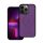 Protector de telefon din silicon ROAR MAG MORNING (efect piele ECO, interior pluș din microfibră, MagSafe) PURPLE Apple iPhone 13 Pro