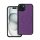 Protector de telefon din silicon ROAR MAG MORNING (efect piele ECO, interior pluș din microfibră, MagSafe) PURPLE Apple iPhone 15 Plus