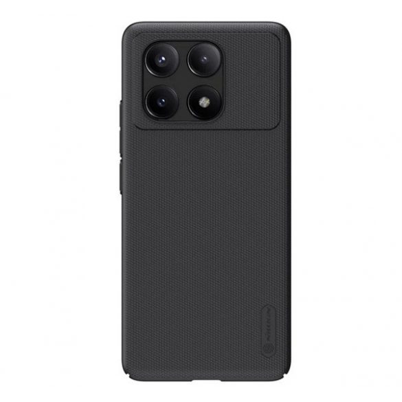 Protector de telefon din plastic NILLKIN SUPER FROSTED (cauciucat, suprafata aspra) NEGRU Xiaomi Poco X6 Pro 5G