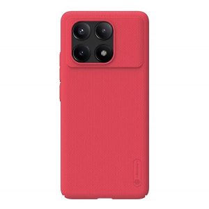 Protector de telefon din plastic NILLKIN SUPER FROSTED (cauciucat, suprafață aspră) ROȘU Xiaomi Poco X6 Pro 5G