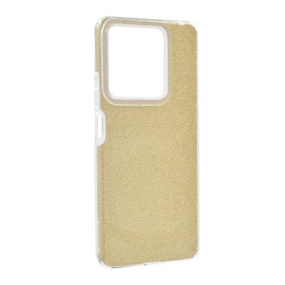 Protector de telefon din silicon (interior din plastic, spate lucios) GOLD Xiaomi Redmi Note 13 5G