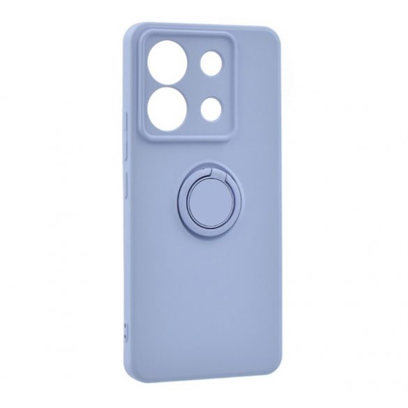 Protector de telefon din silicon (inel de fixare, interior din microfibra de pluș, magnetic, protector pentru cameră) PURPLE Xiaomi Redmi Note 13 Pro 5G