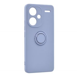 Protector de telefon din silicon (inel de fixare, interior din microfibra de pluș, magnetic, protector pentru cameră) PURPLE Xiaomi Redmi Note 13 Pro Plus 5G