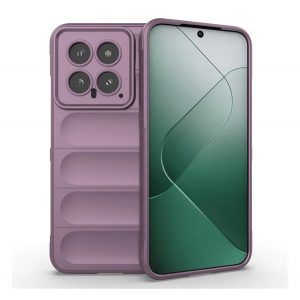 Protector de telefon din silicon (rezistenta la socuri, protectie camera, 3D) PURPLE Xiaomi 14 5G