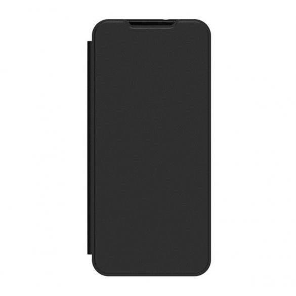 Conceput pentru carcasa SAMSUNG în picioare (FLIP activ, deschidere laterală, buzunar pentru card) NEGRU Samsung Galaxy A15 5G (SM-A156), Galaxy A15 (SM-A155)