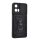 Protectie de telefon din plastic Defender (rezistenta la impact, interior din silicon, inel de retinere, protectie camera) NEGRU Motorola Moto G04