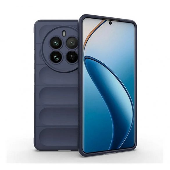 Protectie din silicon pentru telefon (rezistenta la socuri, protectie camera, 3D) ALBASTRU INCHIS Realme 12 Pro Plus, 12 Pro