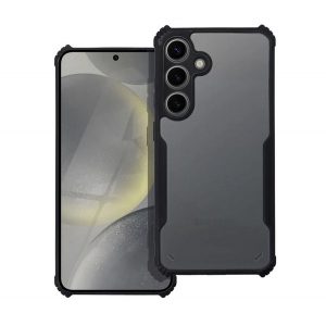 Protectie din silicon pentru telefon (rezistenta la impact, colt cu perna de aer, spate acrilic, protectie pentru camera) NEGRU Galaxy A14, Galaxy A14 5G