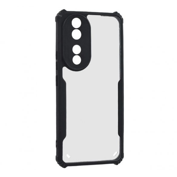 Protectie din silicon pentru telefon (rezistenta la impact, colt cu perna de aer, spate acrilic, protectie pentru camera) NEGRU Honor 90 5G