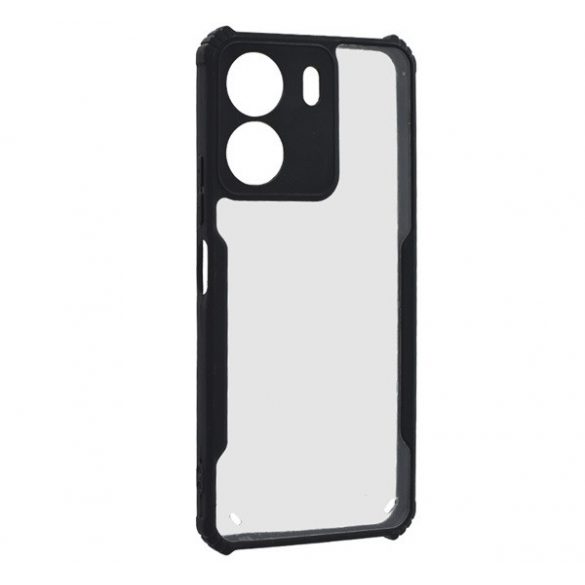 Protectie din silicon pentru telefon (rezistenta la impact, colt cu perna de aer, spate acrilic, protectie camera) NEGRU Xiaomi Poco C65, Redmi 13C