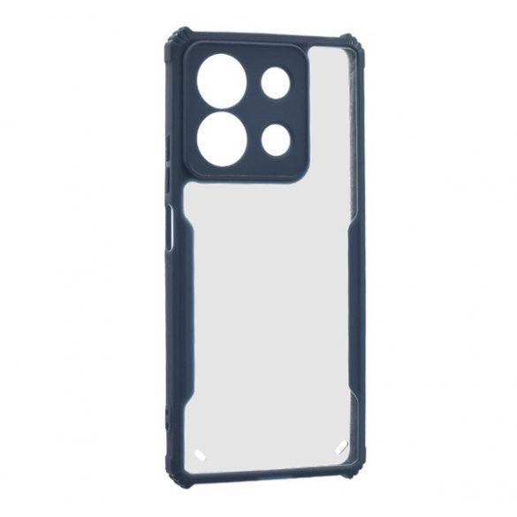 Protectie din silicon pentru telefon (rezistenta la impact, colt cu perna de aer, spate acrilic, protectie pentru camera) ALBASTRU INCHIS Xiaomi Redmi Note 13 5G