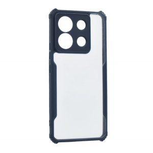 Protectie din silicon pentru telefon (rezistenta la impact, colt cu perna de aer, spate acrilic, protectie pentru camera) ALBASTRU INCHIS Xiaomi Poco X6 5G, Redmi Note 13 Pro 5G