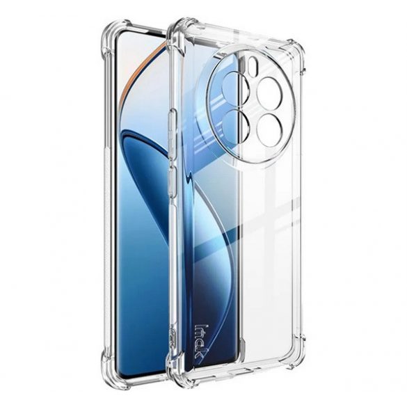 Protectie de telefon din silicon IMAK (rezistenta la impact, colt cu perna de aer) TRANSPARENT Realme 12 Pro Plus, 12 Pro