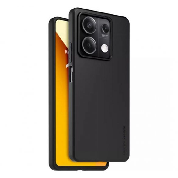 MADE FOR XIAOMI protector de telefon din silicon (ultra-subțire, mat) NEGRU Xiaomi Redmi Note 13 5G