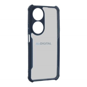 Protectie din silicon pentru telefon (rezistenta la impact, colt cu perna de aer, spate acrilic, protectie pentru camera) ALBASTRU INCHIS Honor X7b