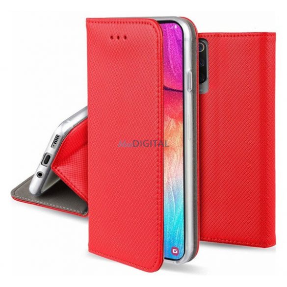 Carcasa in picioare, efect piele (FLIP, deschidere laterala, suport de masa, romb) RED Honor X7b