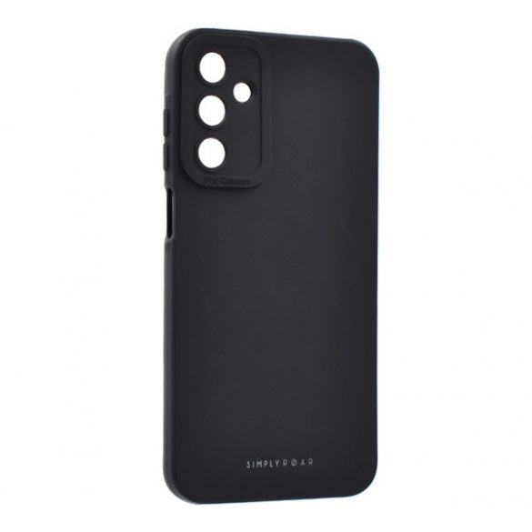 Protector de telefon din silicon ROAR LUNA (ultra-subțire, mat, protector pentru cameră, fără fir) NEGRU Samsung Galaxy A15 5G (SM-A156), Galaxy A15 (SM-A155)