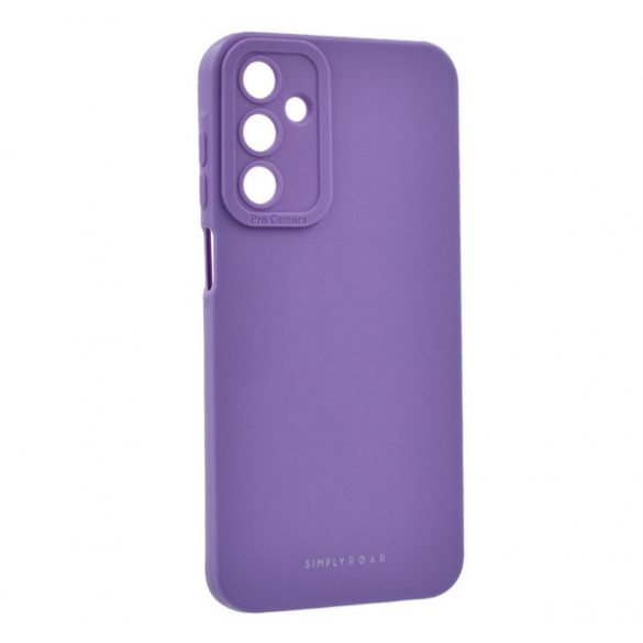 Protector de telefon din silicon ROAR LUNA (ultra-subțire, mat, protector pentru cameră, fără fir) PURPLE Samsung Galaxy A15 5G (SM-A156), Galaxy A15 (SM-A155)