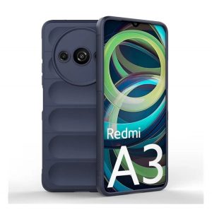 Protectie din silicon pentru telefon (rezistenta la socuri, protectie camera, 3D) ALBASTRU INCHIS Xiaomi Redmi A3