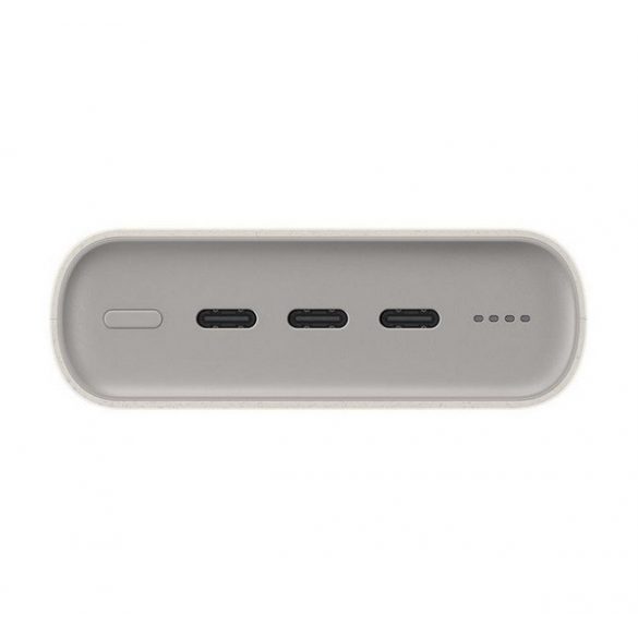 Încărcător de urgență SAMSUNG 3 priză tip C (20000mAh, 45W, încărcător rapid PD, fără fir, indicator LED) BEIGE