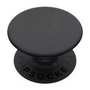 Suport pentru telefon POPSOCKETS (lipibil de dispozitiv, multifuncțional) NEGRU