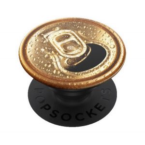 Suport pentru telefon POPSOCKETS (cutie multifunctionala pentru bauturi racoritoare care poate fi atasata la dispozitiv) GOLD