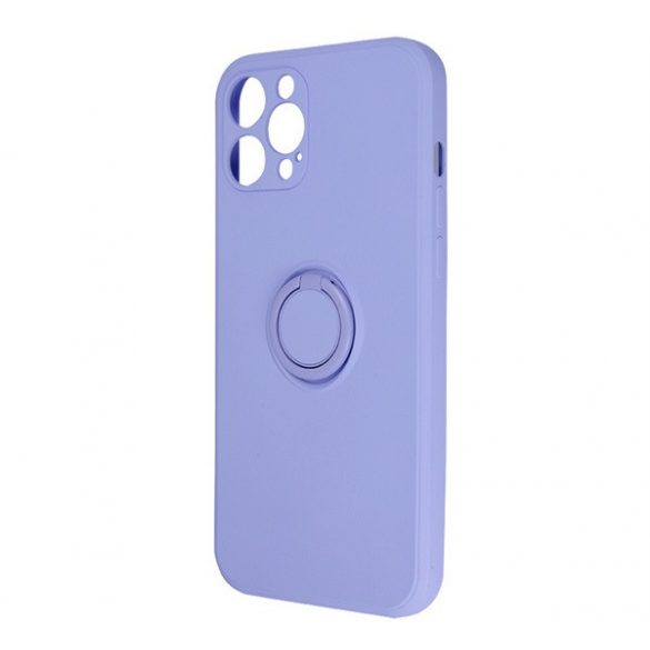 Protector de telefon din silicon (inel de fixare, interior din microfibra de pluș, magnetic, protector pentru cameră) PURPLE Xiaomi Redmi A3