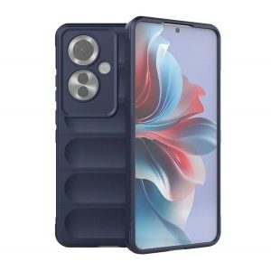 Protectie din silicon pentru telefon (rezistenta la socuri, protectie camera, 3D) ALBASTRU INCHIS Oppo Reno11 F 5G