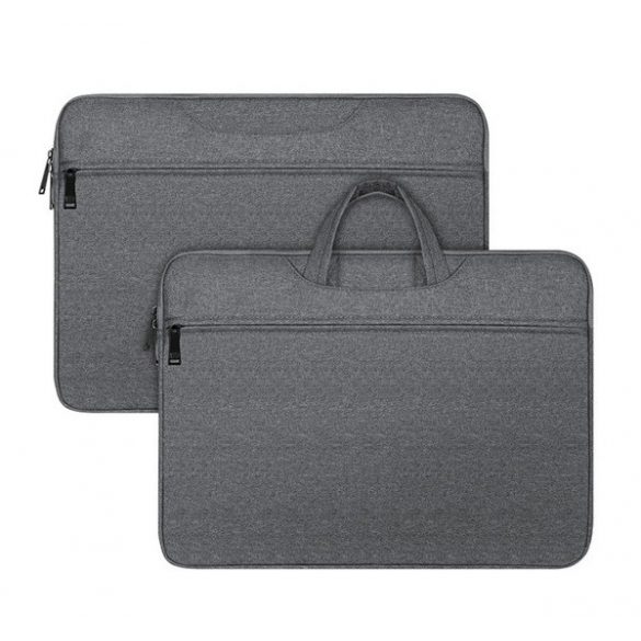 DUX DUCIS LBTC geantă în picioare LAPTOP/NOTEBOOK/TABLETĂ (universal, textil, curea de mână, dimensiune 15,5-16") DARK GREY