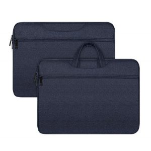 DUX DUCIS LBTC geantă în picioare LAPTOP/NOTEBOOK/TABLETĂ (universal, textil, curea de mână, dimensiune 14-15.4") ALBASTRU ÎNCHIS