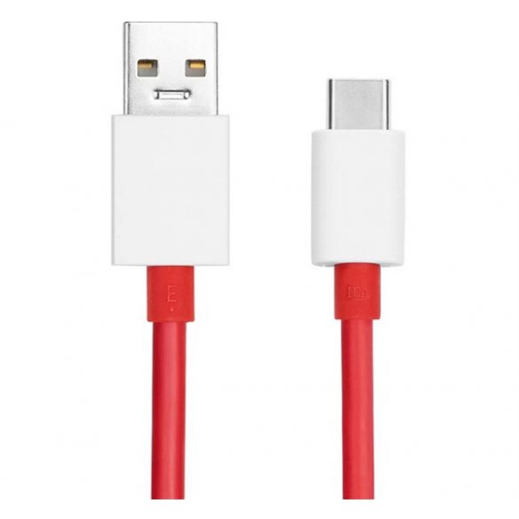 Cablu de date ONEPLUS SUPERVOOC (USB - Type-C, 100W, încărcător rapid, 100cm, anti-rupere) ROȘU