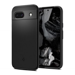 Protector de telefon din plastic SPIGEN THIN FIT (mat, ultrasubțire, protector pentru cameră) NEGRU Google Pixel 8a