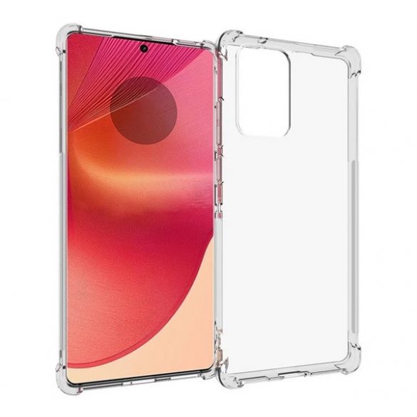 Protectie din silicon pentru telefon (rezistenta la impact, colt cu perna de aer) TRANSPARENT Motorola Edge 50 Fusion 5G