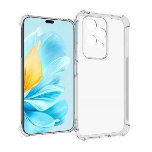 Protectie din silicon pentru telefon (rezistenta la impact, colt cu perna de aer) TRANSPARENT Honor 200 Lite