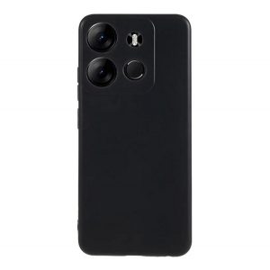 Protector de telefon din silicon (mat) NEGRU Tecno Spark Go 2023