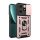 Protector de telefon din plastic Defender (rezistenta la impact, interior din silicon, inel de retinere, protectie camera) ROSE GOLD Tecno Spark 20C, Spark 20