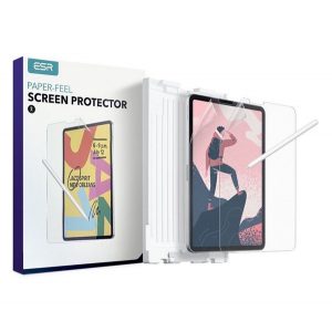 Protector ecran ESR PAPER FEEL 2buc (ecran complet, efect hârtie + cadru auxiliar) TRANSPARENT Apple IPAD Pro 11 (2022), IPAD Pro 11 (2021), IPAD Pro 11 (2020)